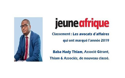 Classement jeuneafrique : Baba Hady Thiam est numéro 1 de ce classement